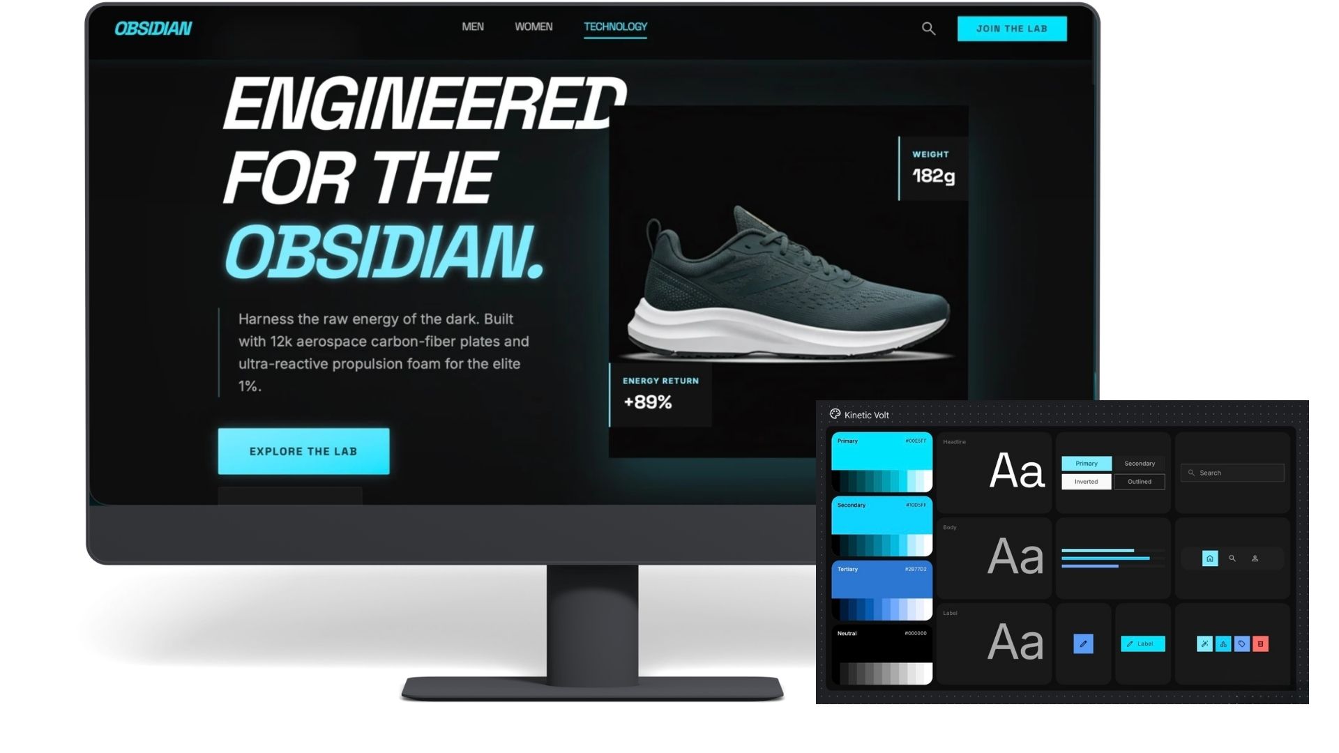 OBSIDIAN — High-Performance Running Shoes