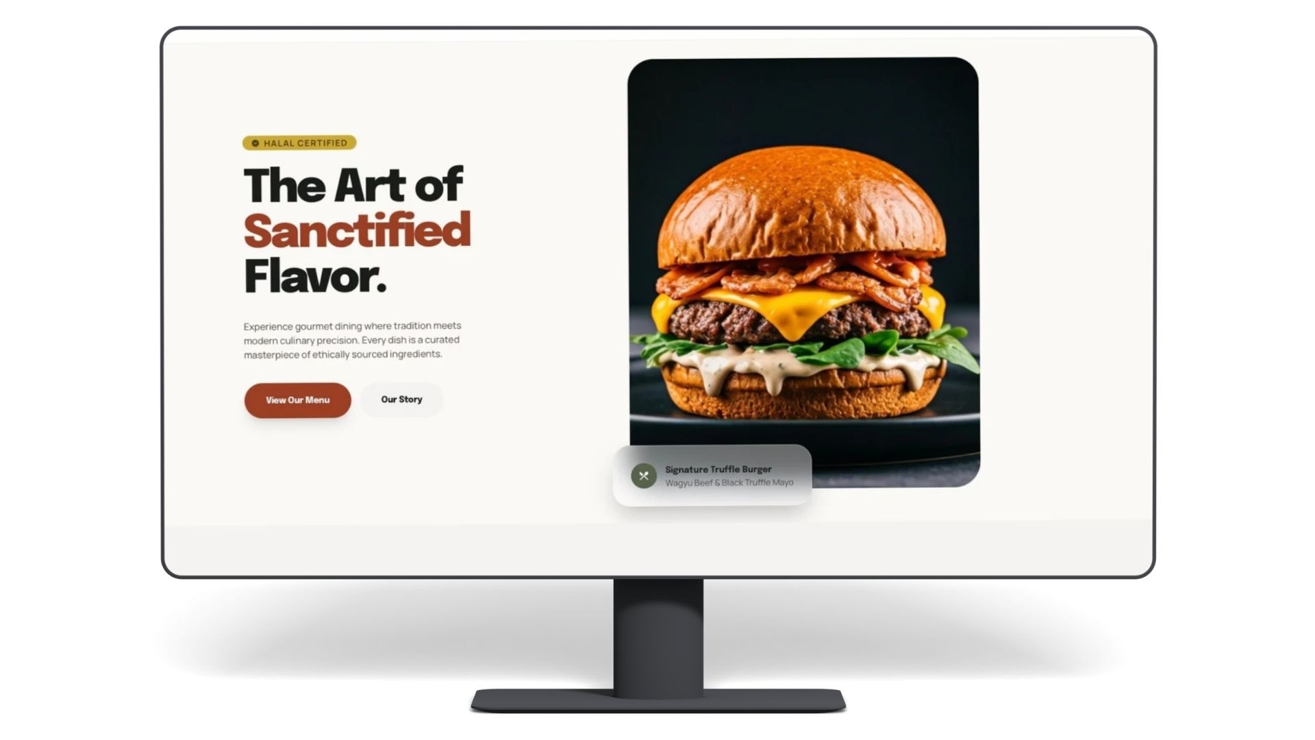 Culinary Sanctuary — Gourmet Halal Restaurant